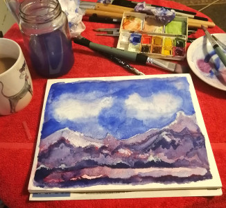 Icy Mountains in Progress
